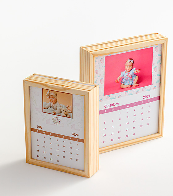 Wood Frame Calendar